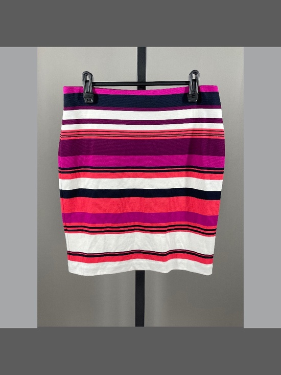 Ann Taylor Dresses & Skirts - NEW Ann Taylor Skirt Womens 2 petite purple pink stripe pencil preppy classic